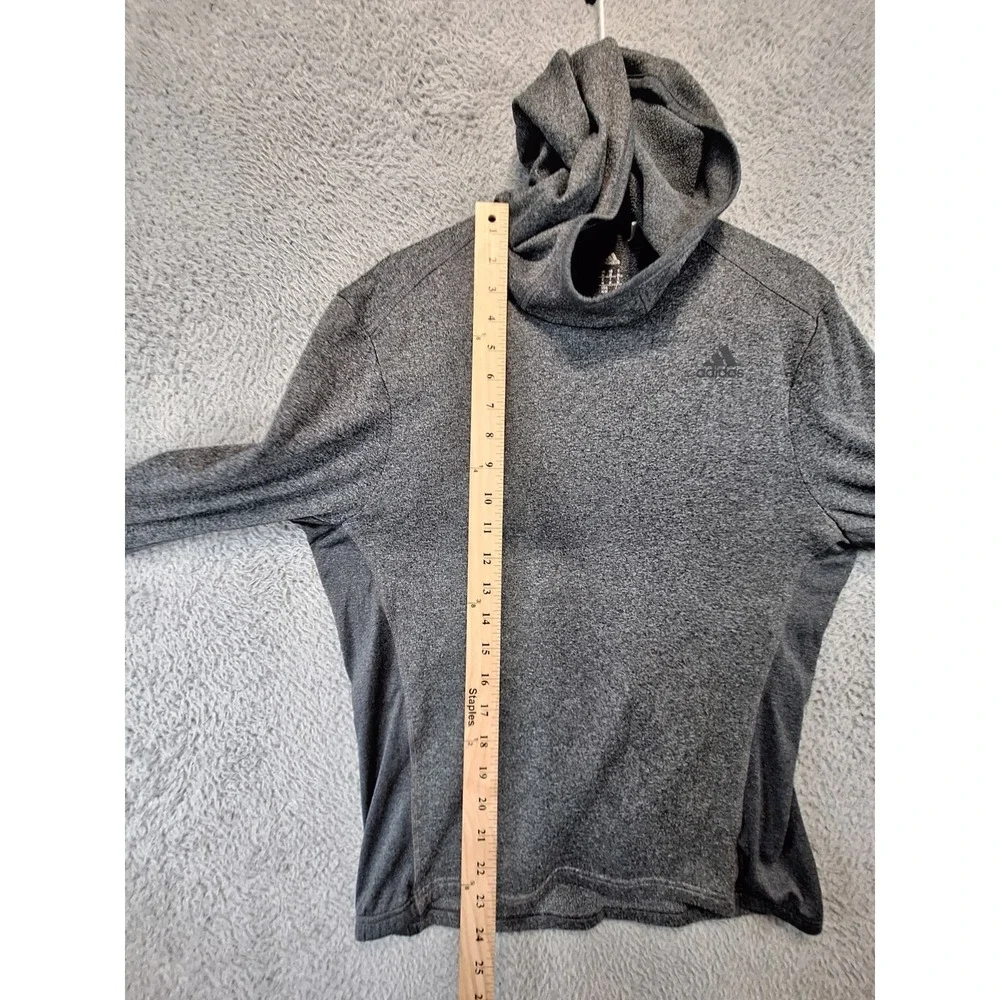 Adidas Response Astro Hoodie Mens Medium Heather Gray Pullover‎ Athletic Sporty